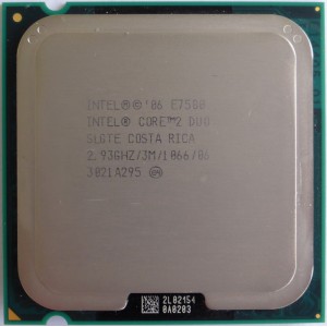 Procesor Intel Core2 Duo E7500 2.93GHz (3M Cache, 1066 MHz FSB), SLGTE, SOCKET 775